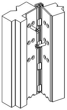 PBB CG31P Full Mortise Flush Mount Aluminium Hinge, Heavy Duty