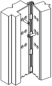 PBB CG31I Full Mortise 1/8" Inset Aluminium Hinge, Heavy Duty