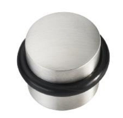 Modric SS21706 Alite Floor Mounted Door Stop, Satin Stainless Steel