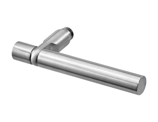 Modric SS3023G Allgood Lever Handle for Glass Patch Lock, Satin Stainless Steel