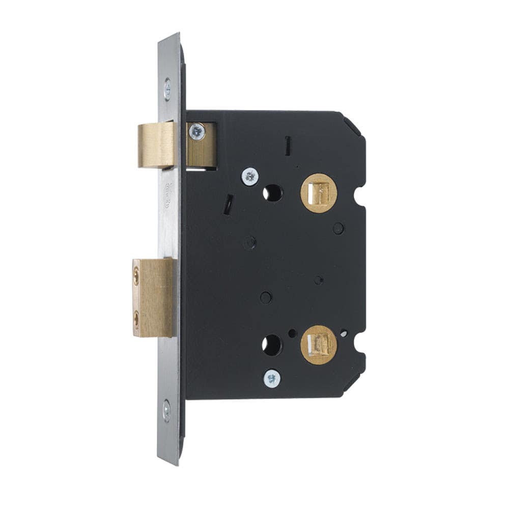 Modric SS7508 Allgood Hardware Mortice Bathroom Lock, Satin Stainless Steel