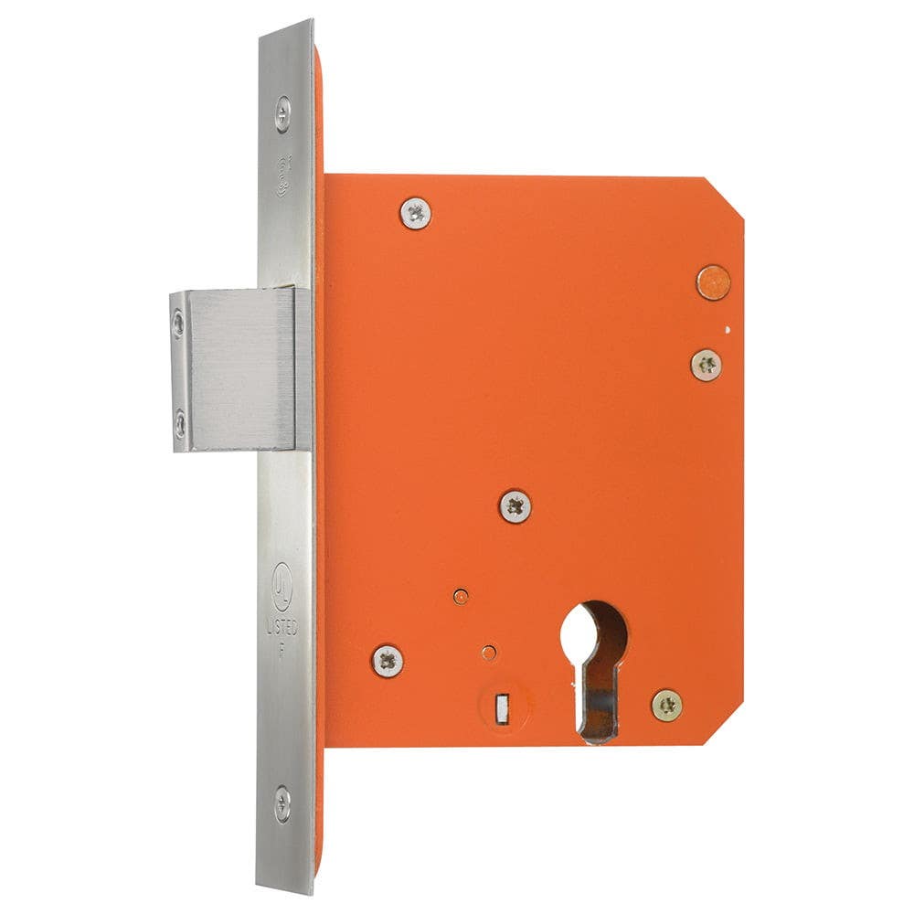 Modric SS9964 HD99 Redlock Mortice Deadlock, Satin Stainless Steel