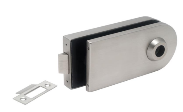 Modric SS813 Allgood Horizontal Latch Patch Fitting, Satin Stainless Steel