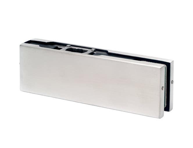 Modric SS800 Allgood Bottom Patch Fitting, Satin Stainless Steel