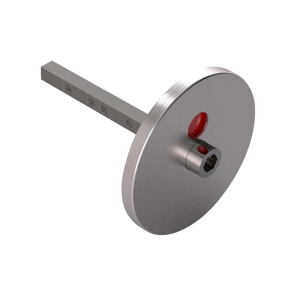 Modric SS779QS Allgood Emergency Release with External Indicator Rose, Satin Stainless Steel