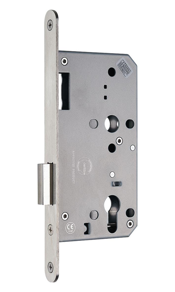 Modric SS7686FN60 Allgood Hardware 76 Series Euro Profile Cylinder Mortice Deadlock, Satin Stainless Steel