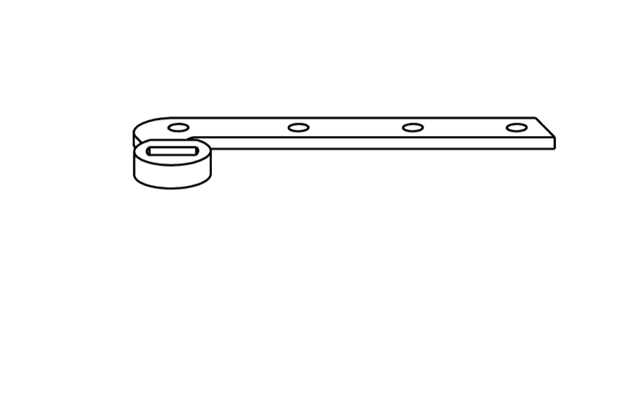 Rixson 1202 Model 127/427 3/4" Offset Arm