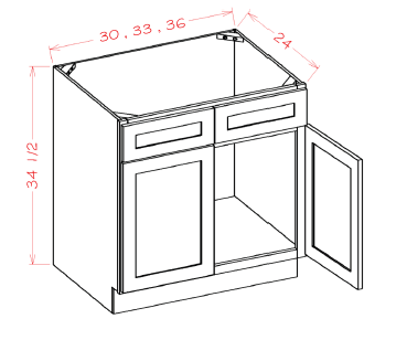 US Cabinet Depot SB Sink Bases, Capital Collection