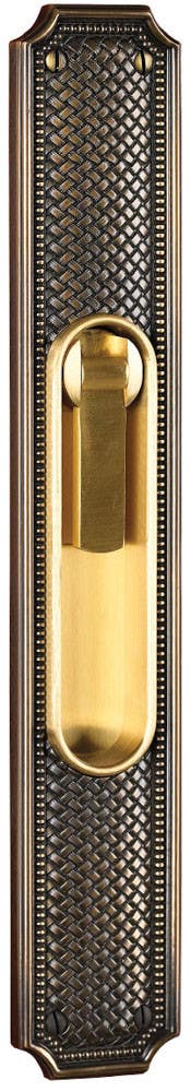 Von Morris 82848 Weave Pocket Door Lock Plate