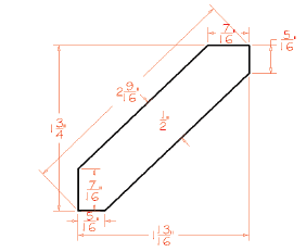 US Cabinet Depot ACM8 1 3/4"H Angled Crown Moulding, Capital Collection
