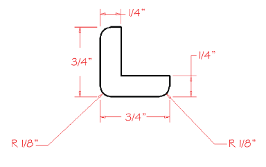 US Cabinet Depot OCM Outside Corner Moulding, Capital Collection