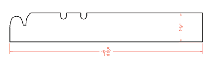 US Cabinet Depot FBM Furniture Base Moulding, Capital Collection