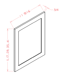 US Cabinet Depot WDEP Wall Decorative End Panel, Capital Collection