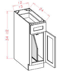 US Cabinet Depot B Base Tray Divider, Capital Collection