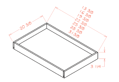 US Cabinet Depot RS Roll Out Shelves, Capital Collection