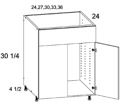 US Cabinet Depot SB Two Door with False Front Sink Bases, Altaeuro