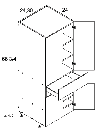 US Cabinet Depot TB Altamax Tall Four Door One Drawer Utility Cabinets, Altaeuro