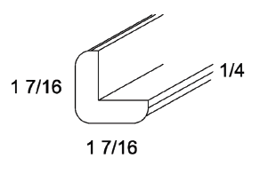 US Cabinet Depot OCM8 Outside Corner Moulding, Altaeuro