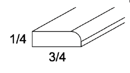 US Cabinet Depot SM8 Scribe Moulding, Altaeuro