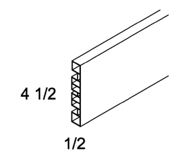 US Cabinet Depot TKC-PVC PVC Toe Kick Cover, Altaeuro