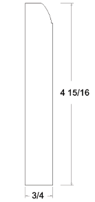 US Cabinet Depot FBM8 Furniture Base Moulding, Altaeuro