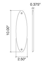 Von Morris 84130 Abington Non Keyed Exterior W/screw Post