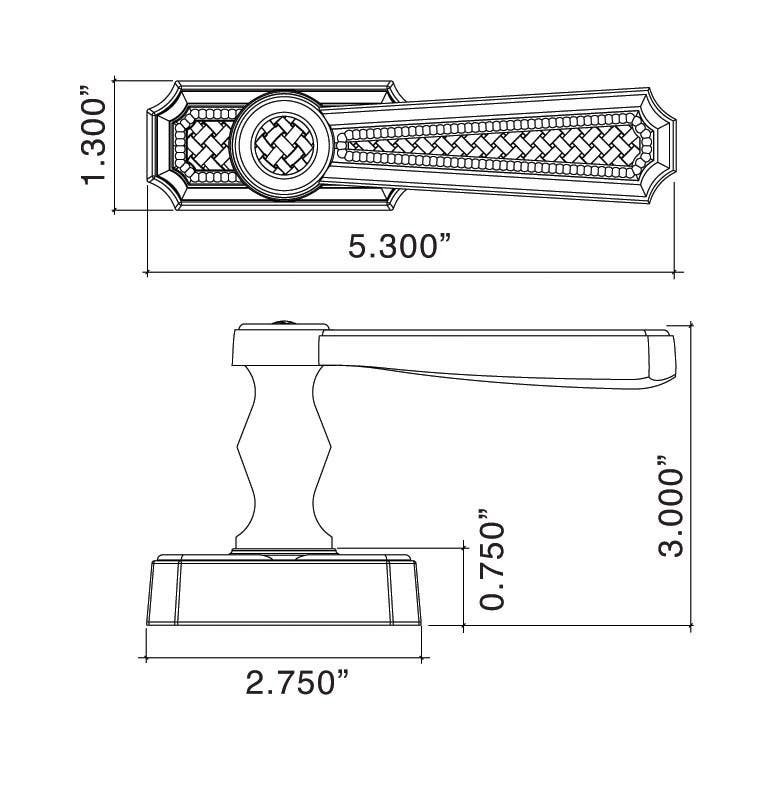 Von Morris 7007 Weave Tilt Turn Cover
