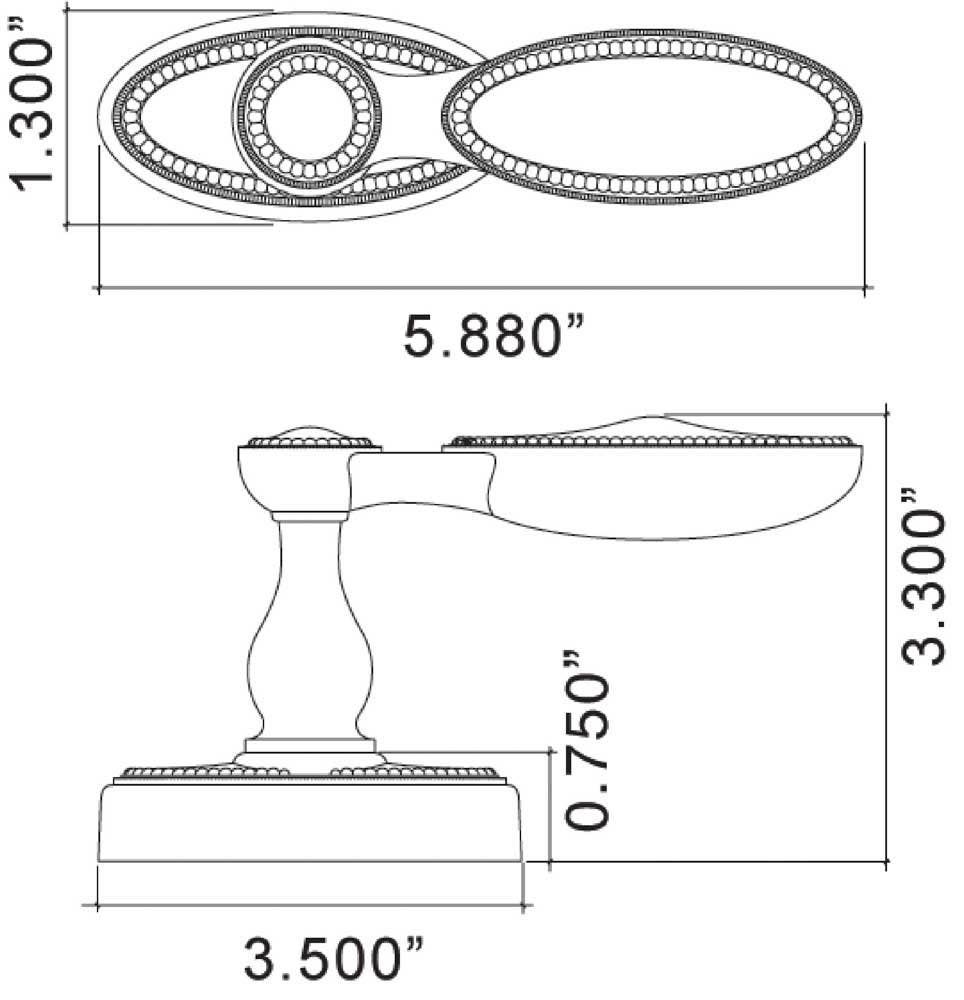 Von Morris 7006 Beaded Tilt Turn Cover