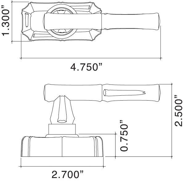 Von Morris 7005 Bamboo Tilt Turn Cover