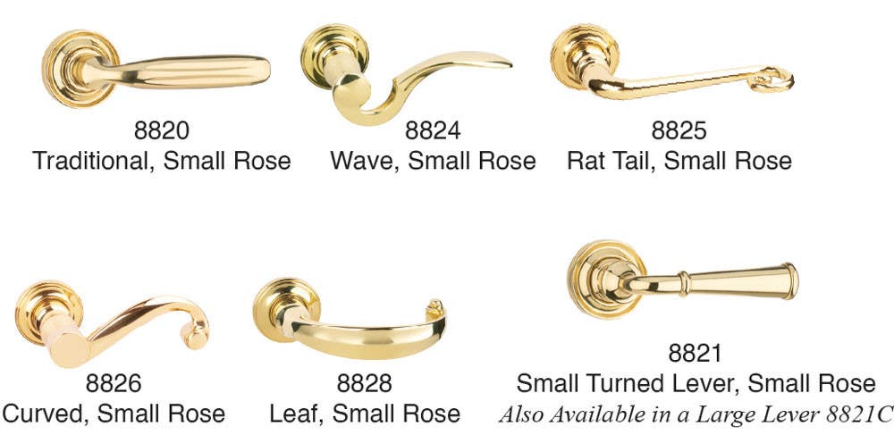 Von Morris 7 Palladian/Newtown Multi-Point Trim With 8821C Large Lever