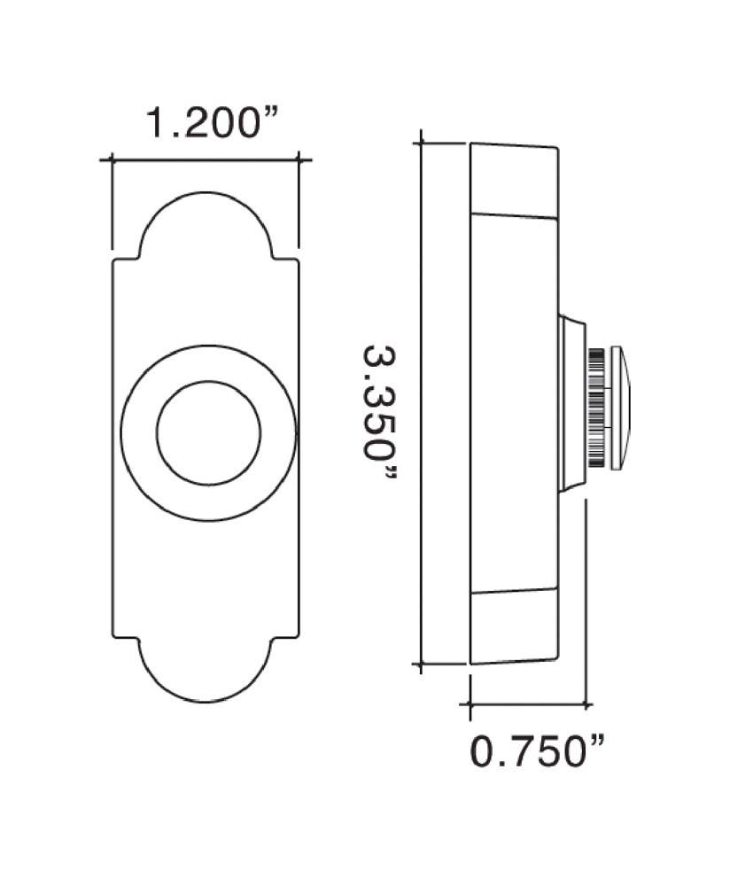 Von Morris 25 Palladian/Newtown Bell Push