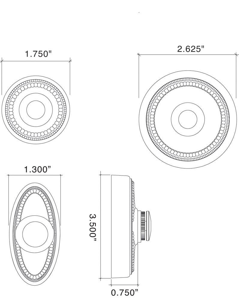 Von Morris 25 Beaded Bell Push
