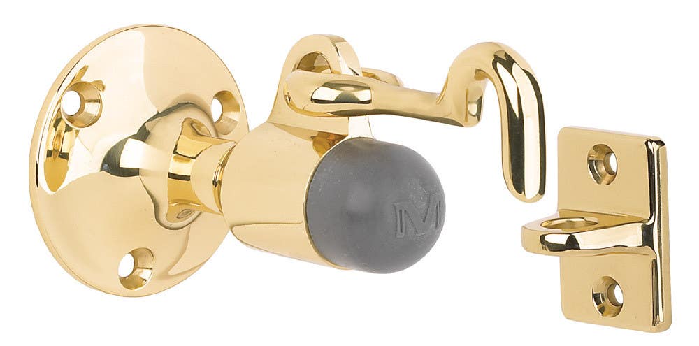 Von Morris 2354 Commerical Wall Mount Door Stop with Holder