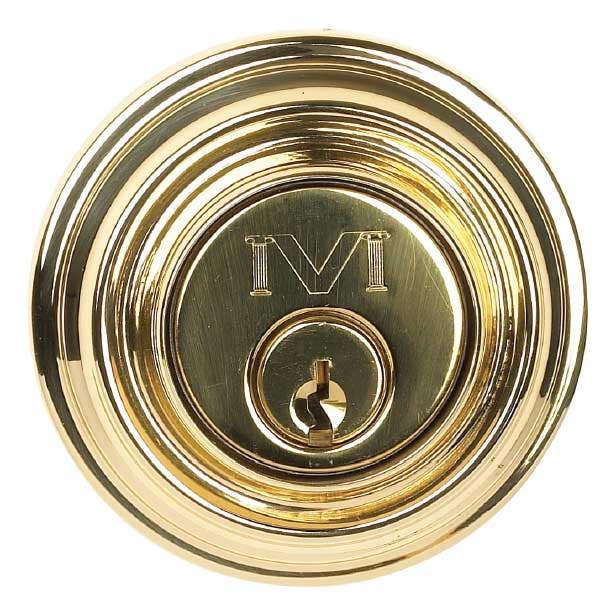 Von Morris 18851 Colonial Deadbolt Rose