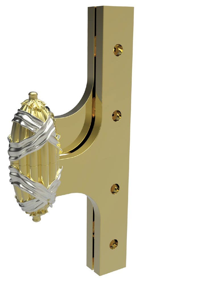 Von Morris 17 Ribbon & Reed Olive Knuckle Hinge, Standard And Heavy Weight