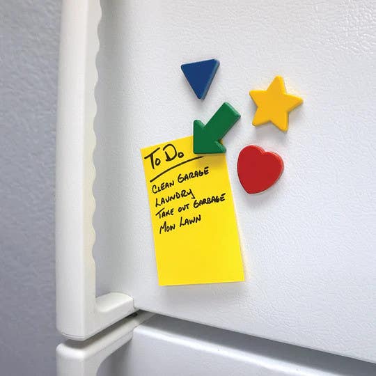 Magnet Source 00390 Ceramix Magnet Posting, Colorful Magnetic Shapes