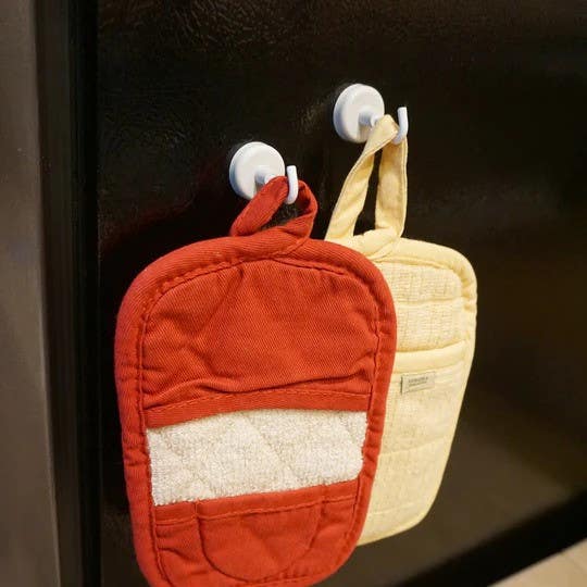 Magnet Source 0729 White Magnetic Hook (2 Pc)