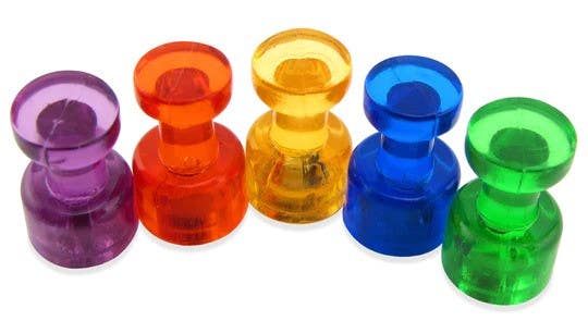 Magnet Source 08013 Neodymium Magnetic Push Pin (10 Pk)