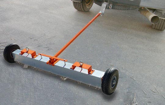 Magnet Source VSM 4-in-1 Magnetic Sweeper w/ Quick Release - Push, Tow, Mount and Hang