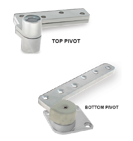 Cal-Royal PV001 3/4" Heavy Duty Offset Top and Bottom Pivot Hinge