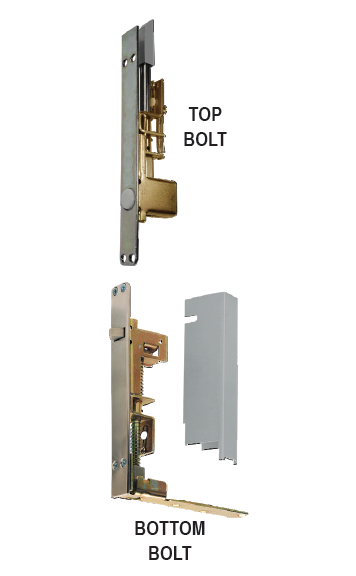 Cal-Royal SLAUTOFLW4 Wood Door Self-Latching Flush Bolt