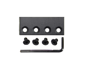 Cal-Royal BDHCP Barn Door Connector Plate,Finish-Black