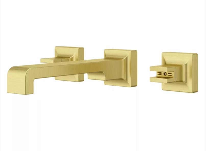 Pfister LG49-VRV3 Verve Wall Mount Lavatory Faucet with Handle