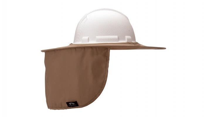 Pyramex HPSHADEC Collapsible Hard Hat Brim with Neck Shade