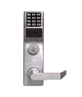 Alarm Lock PDLN4100 Trilogy Wireless Pin Prox Lock w/ Privacy, Satin Chrome