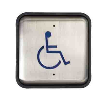 Norton ADA1019 4-1/2" Square Pushbutton Assembly