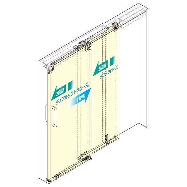 Sugatsune FD30-HRP Multiple Synchronized Sliding Door System