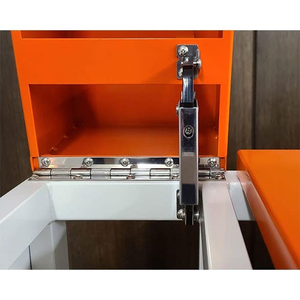 Sugatsune S-ATJ Balance Adjustable Lid Stay, Side Wall Mounted, Finish-Plain