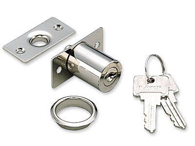 Sugatsune 2160M Cabinet Lock, Finish-Nickel