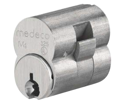 Medeco 324201 6 Pin Large Format Interchangeable Core With Extended Plug Face